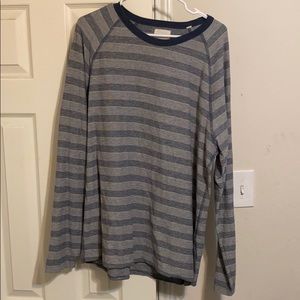 Billy Reid Striped Long Sleeve XXL